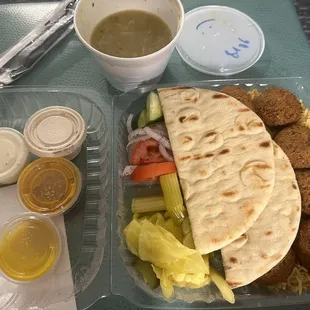 Falafel Plate (Vegan)