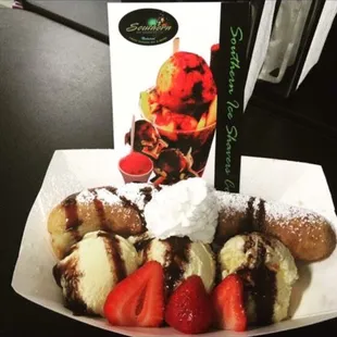 Fried Banana Split