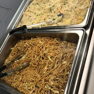 a variety of food items