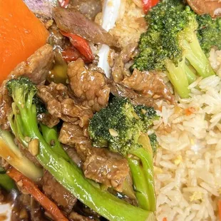 Pepper beef, Mongolian bean