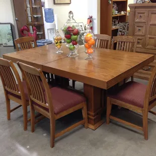 China cabinets and dining room sets are donated frequently
