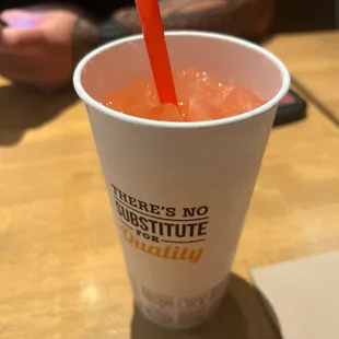 Half n half mix of the limeades