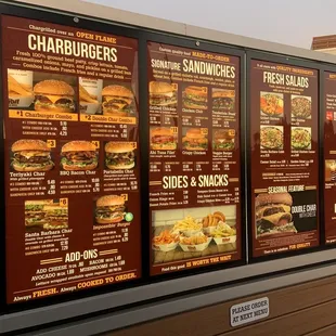menus and prices