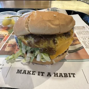 Charburger with Cheese