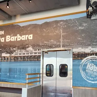 a mural of santa barbara