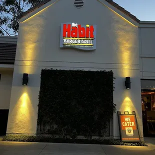 the front of the restaurant