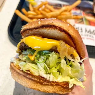 Charburger with Cheese