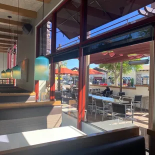 Nice outside seating too