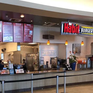 Food counter at the Fashion Show mall