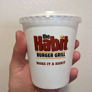 Just a water cup. Nothing else to see here