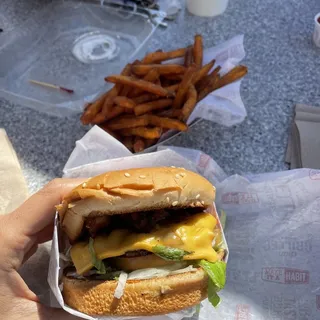 Charburger with Cheese