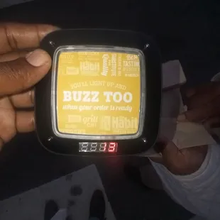 Nice device to remind you. I had a wonderful burger