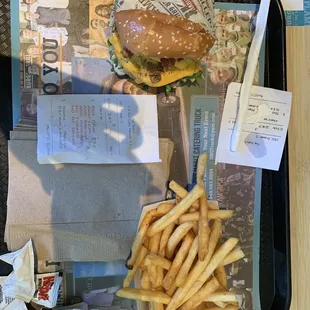 Double char burger