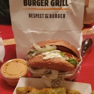 Charburger with Cheese