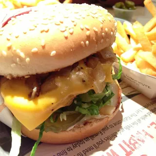 Charburger with Cheese