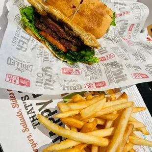 Tenderloin steak sandwich