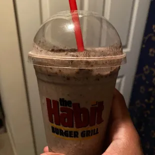 Oreo milkshake no whipped cream
