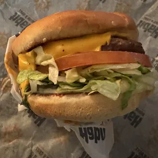 Charburger with Cheese