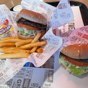 Grown-Up Meal and single Charburger