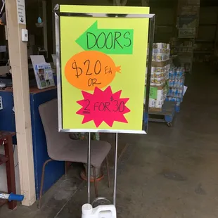 DOOR SPECIAL!!!