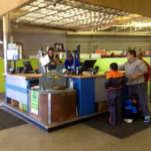 Cash register setup is pretty neat.