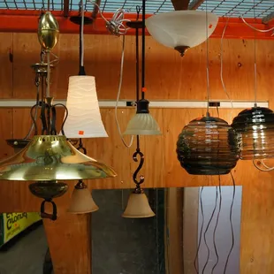 A suprising amount of new lighting at this store