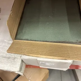 Boxes of beautiful tile.