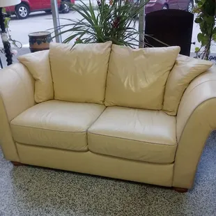 Sofa, Leather Sofa, Furniture