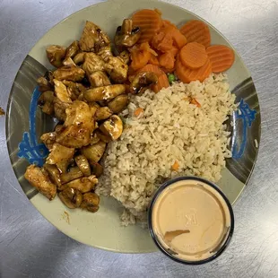 Chicken hibachi at Hachi Express in Duncan, SC