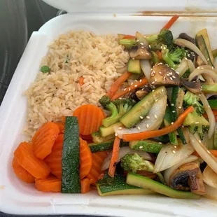 Vegetable Hibachi 4/5 stars!