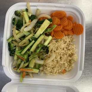 We do vegetarian dishes as well.