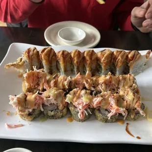 Chicago roll &amp; fire island roll
