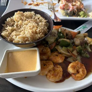 Shrimp lunch