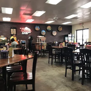  the inside of a restaurant