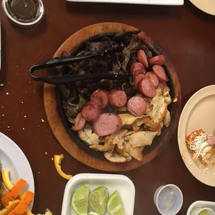 Parrillada... It came with a nopal on top