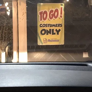 Just park here and they come out.