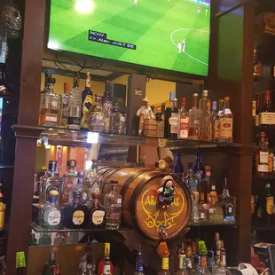 Nice liquor selection