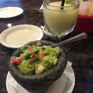Trying out the frozen Rita  + &quot;large&quot; guac $5