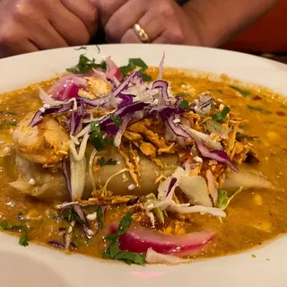 Open Face Tamale