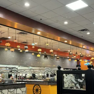 interior, sushi and sashimi