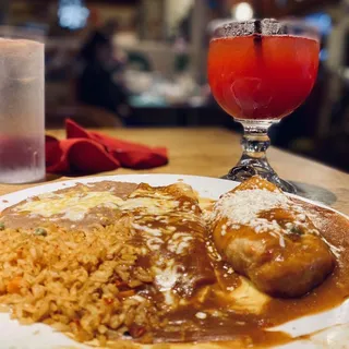 Enchilada and Chile Relleno Combo