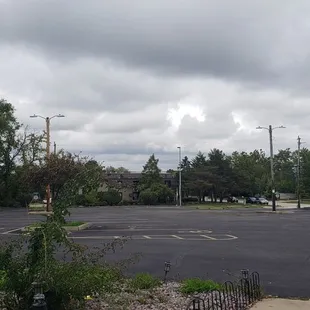 Huge parking lot