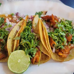 Fish tacos were very good. Free Chips are thick and the free salsa is like a hot sauce. Salsa and chips are $4