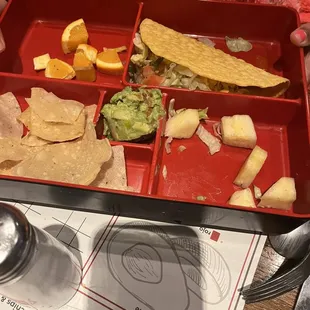 Kids taco meal