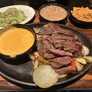 Filet mignon fajitas