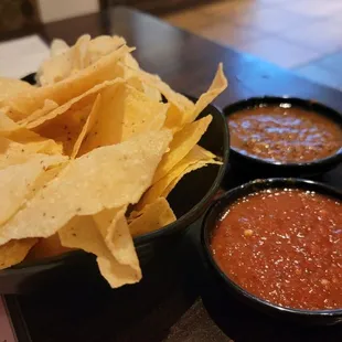 Fresh chips with mild and bit of heat