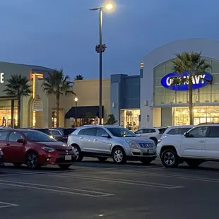 Not so busy today... outside area