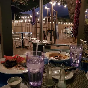 The patio seating is great! Heaters keep you comfortable.