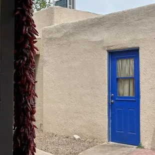 Chile strand near the patio.