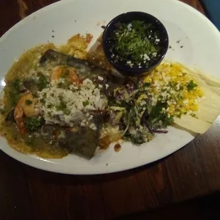 Verde Chile Enchiladas